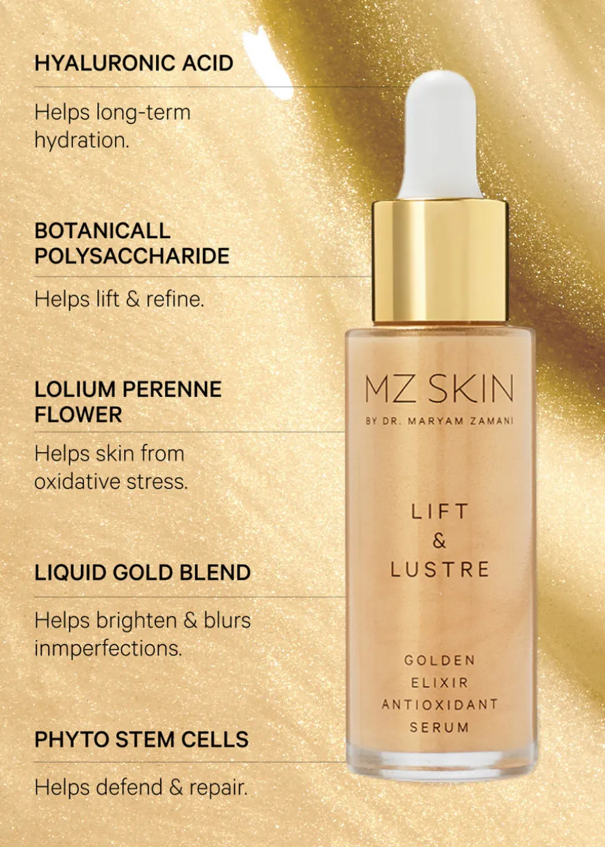 Lift & Lustre Golden Elixir Antioxidant Serum 30ml