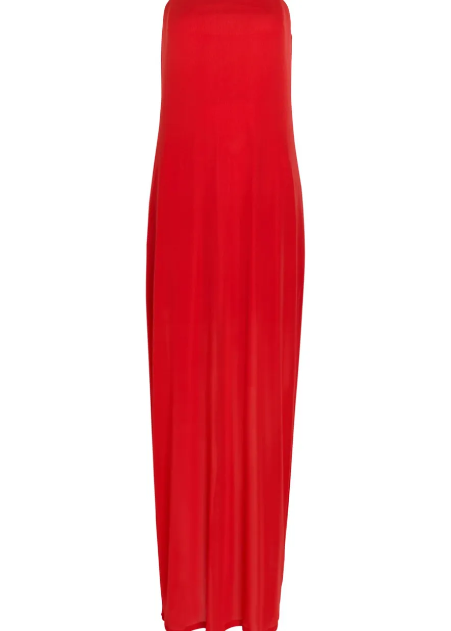Liliana strapless stretch-mesh maxi dress