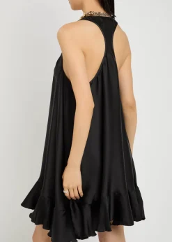 Lilith silk-blend mini dress