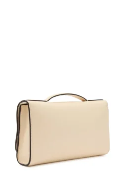 Lily vesta nappa leather clutch