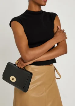 Lily vesta nappa leather clutch