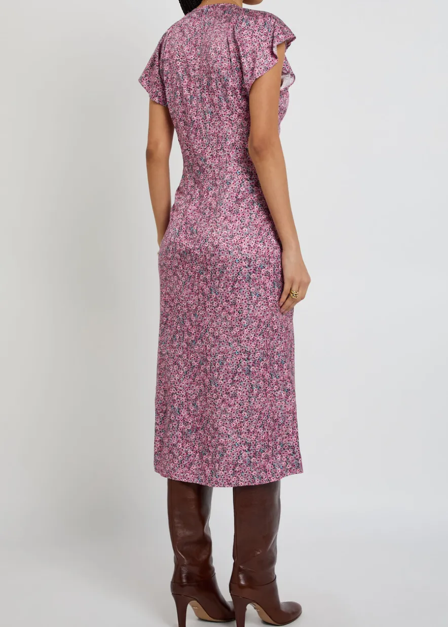 Lindsay floral-print woven midi dress