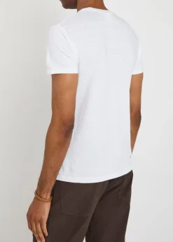 Linen-blend T-shirt