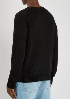 Linen-knit jumper