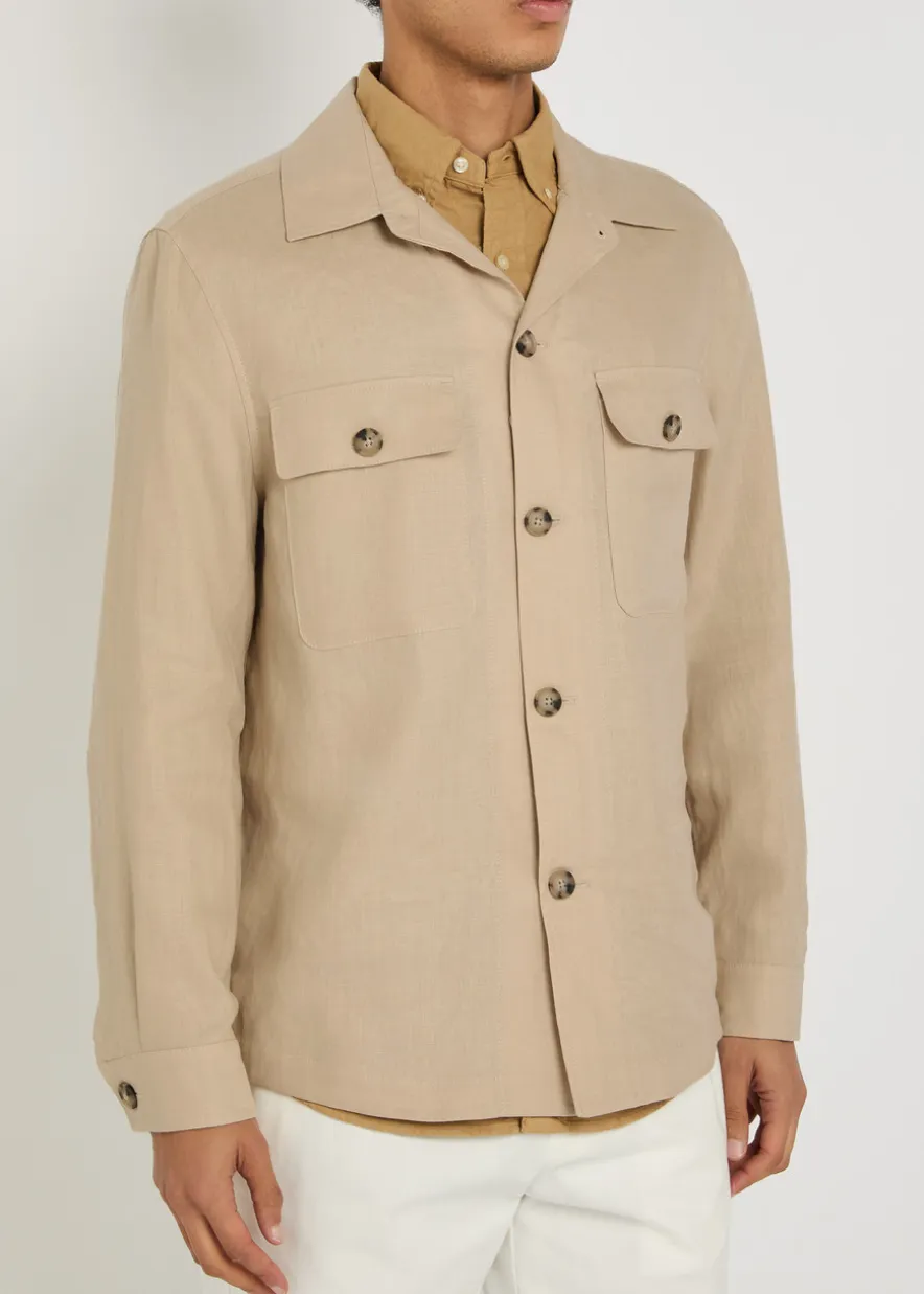 Linen overshirt