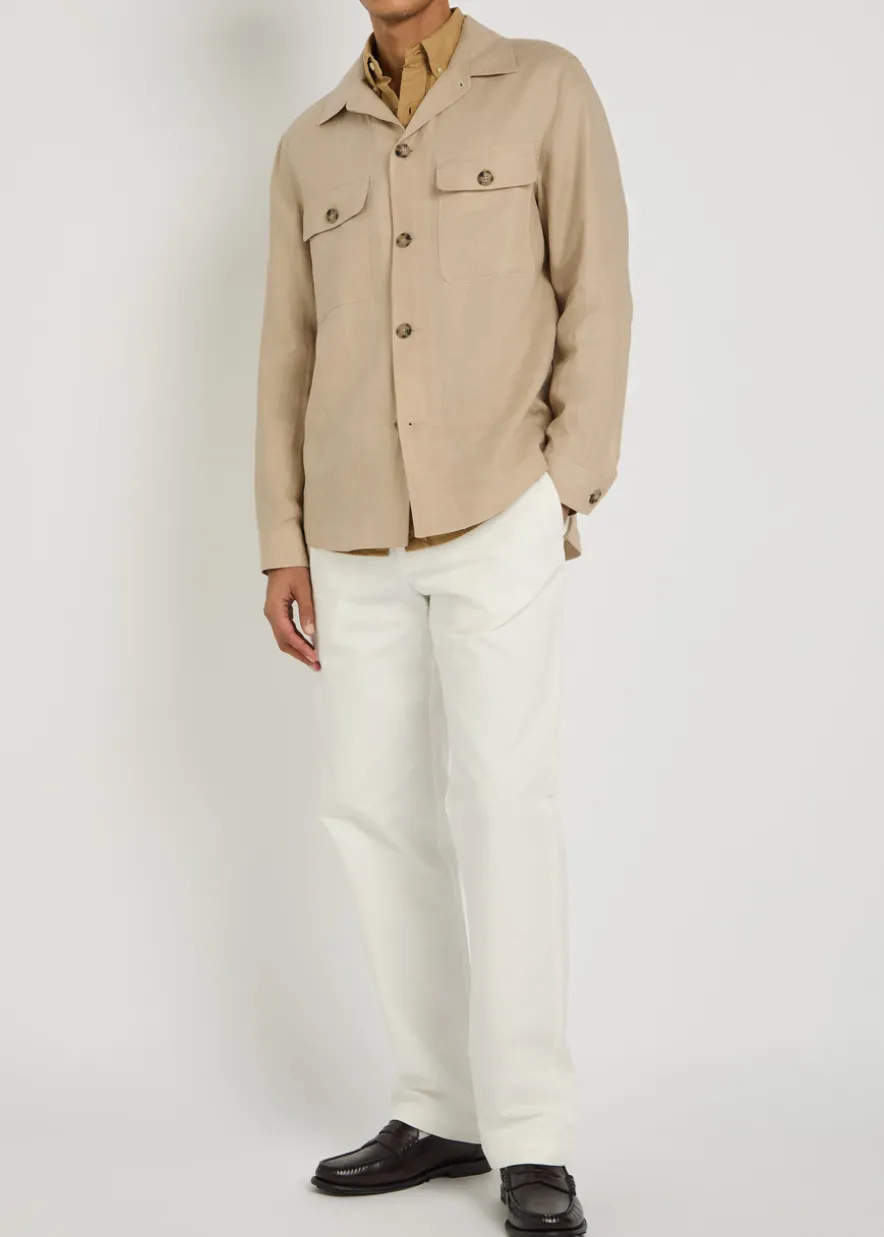 Linen overshirt