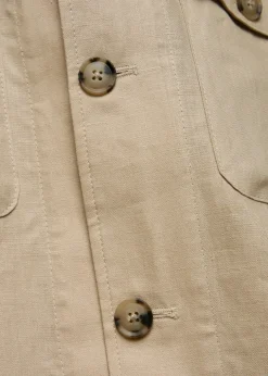 Linen overshirt