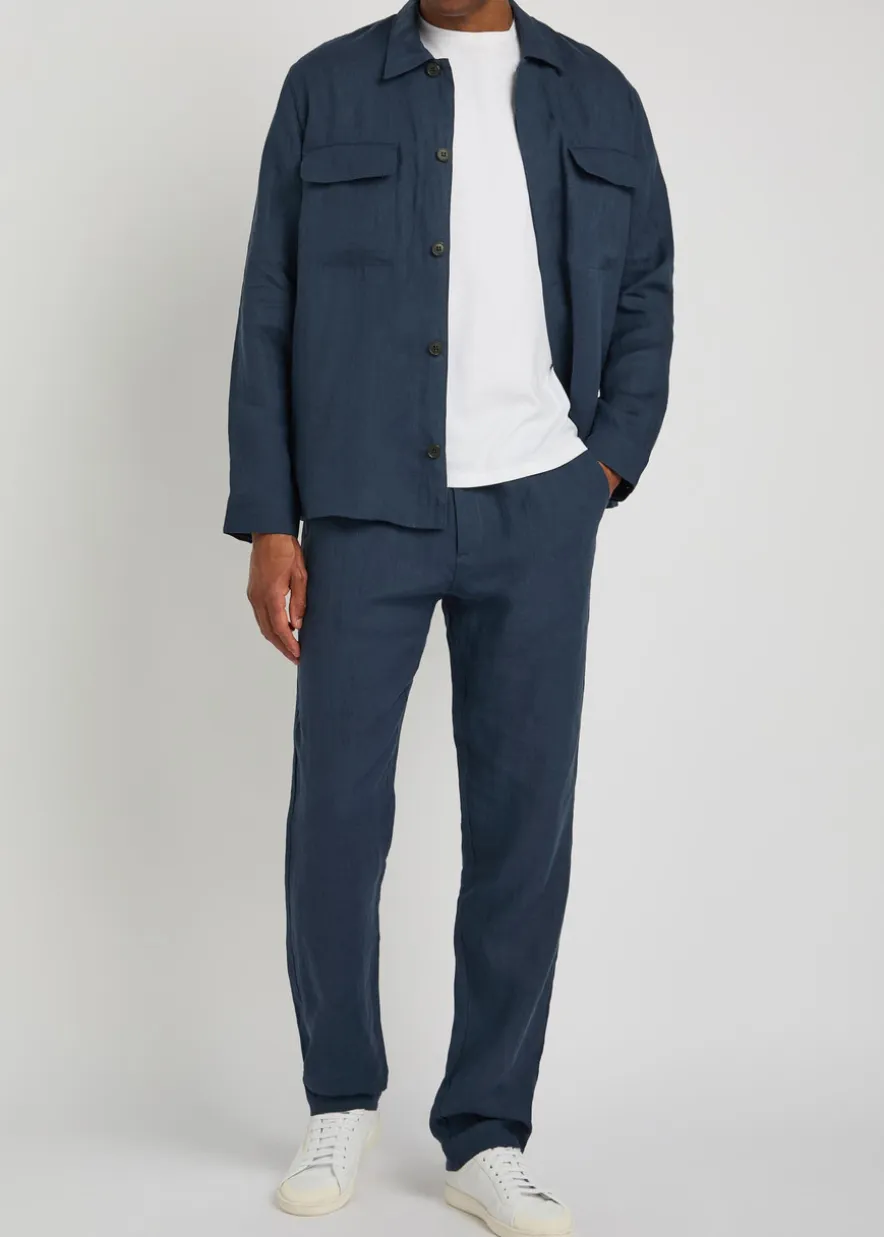Linen overshirt