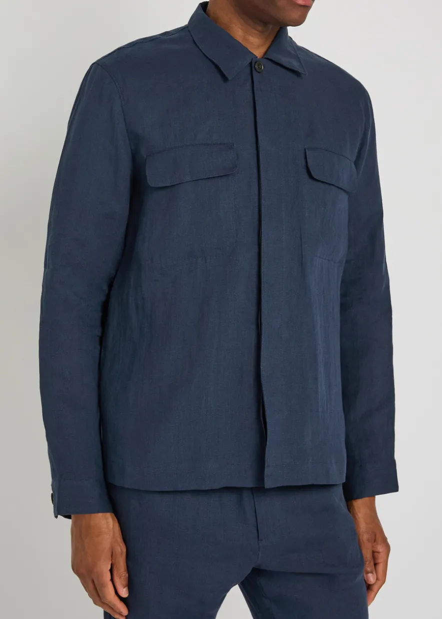 Linen overshirt