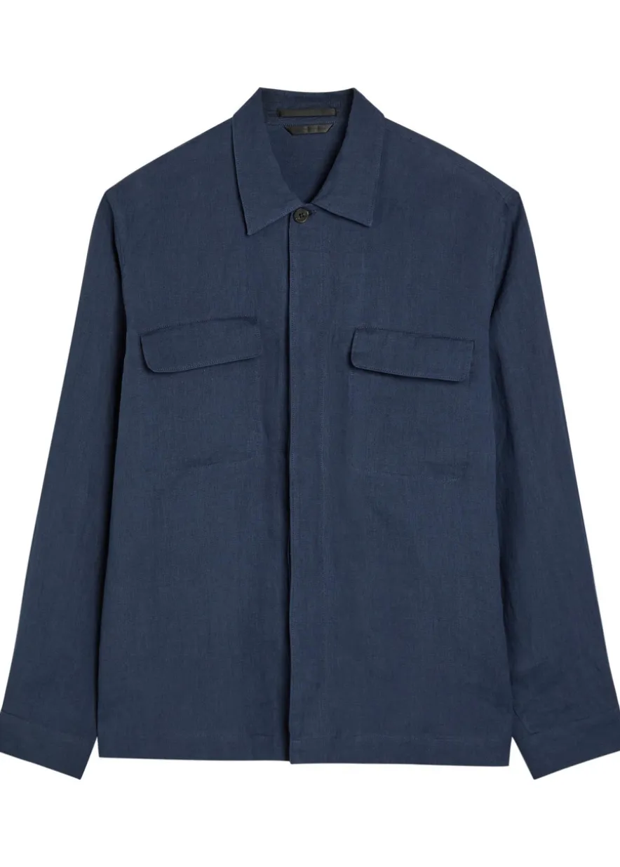 Linen overshirt