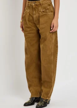 Lisha barrel-leg jeans