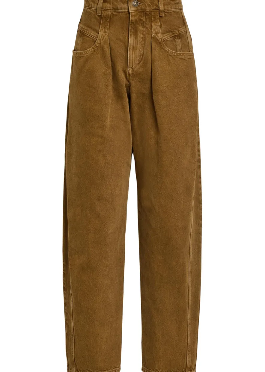 Lisha barrel-leg jeans