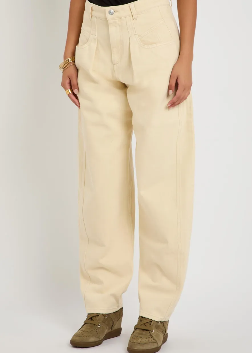 Lisha barrel-leg jeans