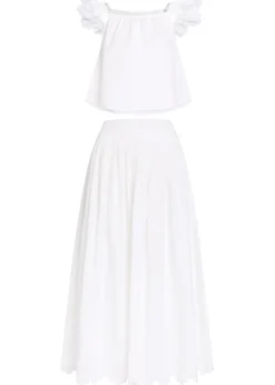 Little Wings scalloped cotton co-ord