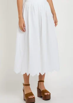 Little Wings scalloped cotton co-ord