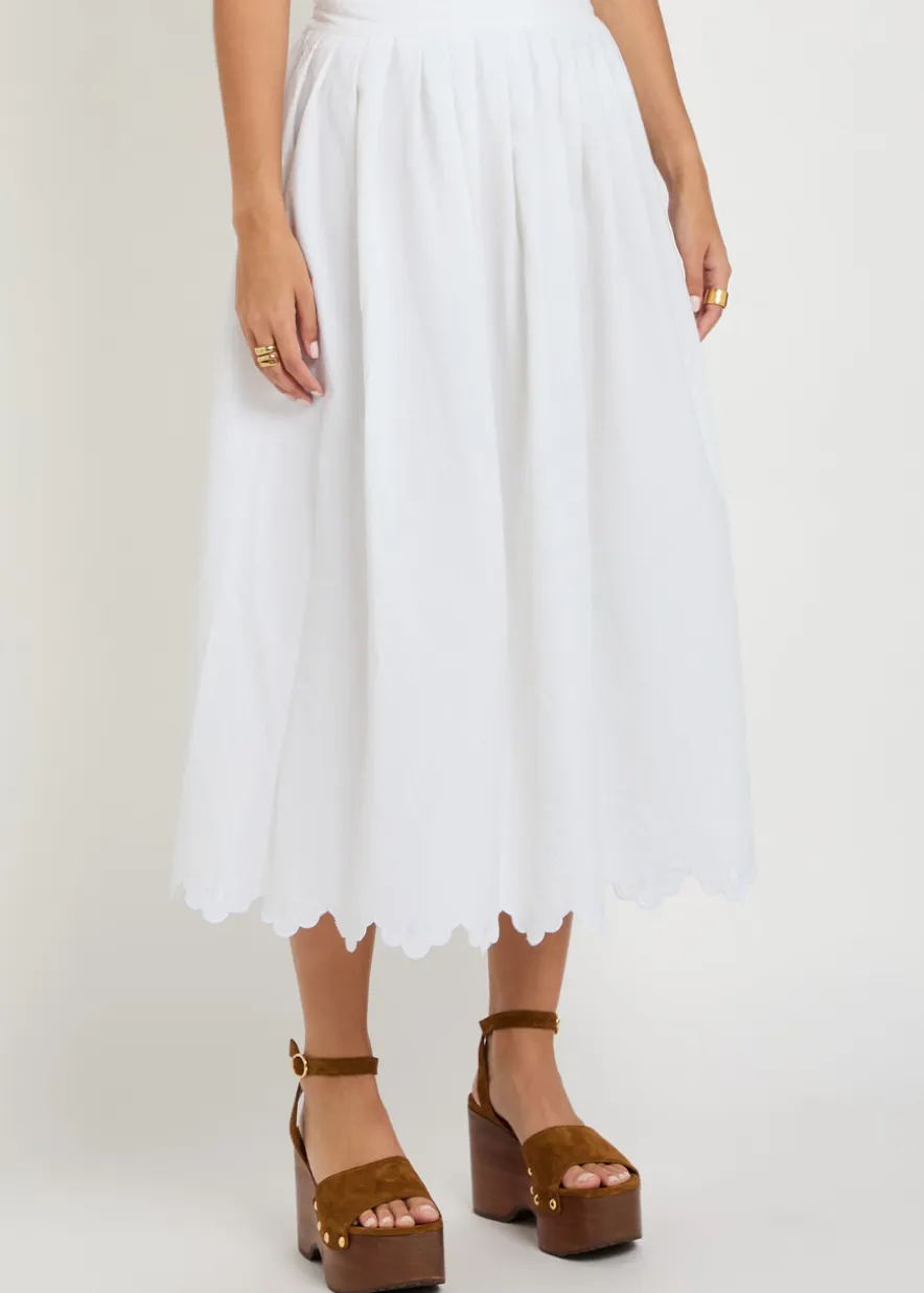 Little Wings scalloped cotton co-ord