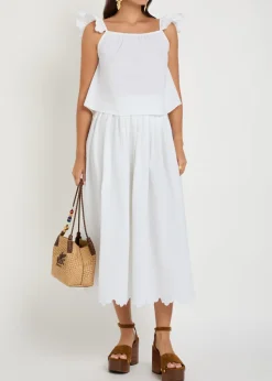 Little Wings scalloped cotton co-ord