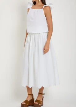 Little Wings scalloped cotton co-ord
