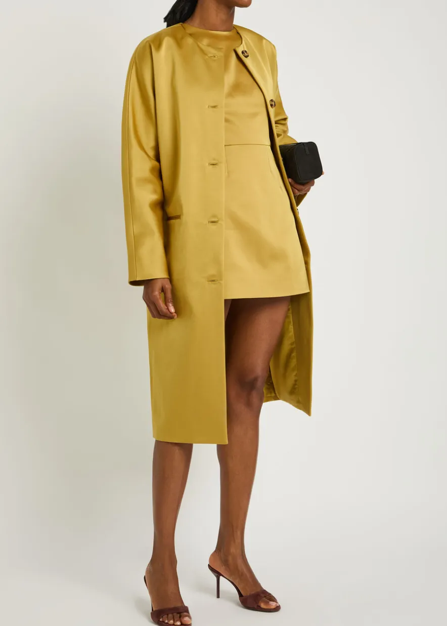 Liz satin coat