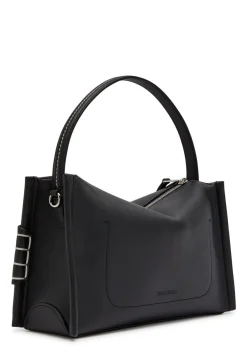 Loafer leather shoulder bag