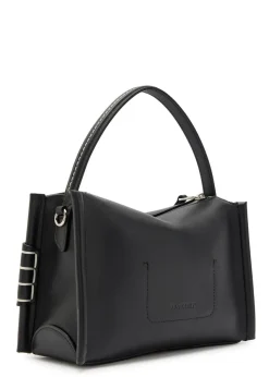Loafer small leather top handle bag