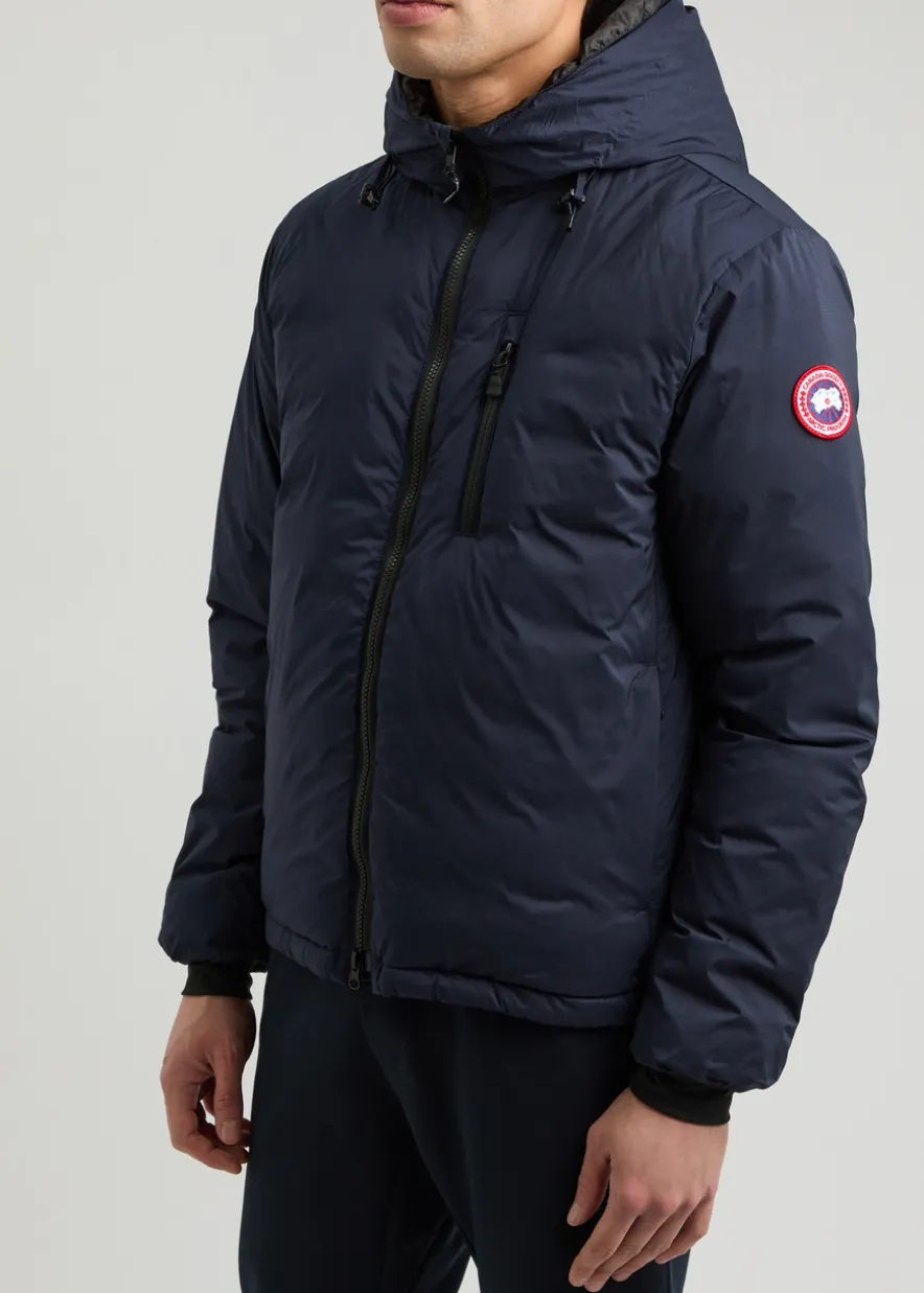 Lodge hooded ripstop shell jacket