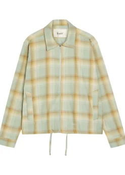 Loft checked cotton overshirt
