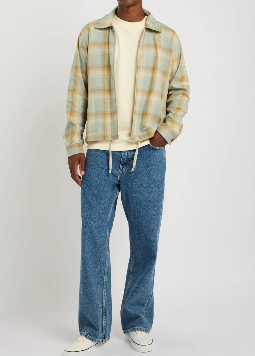 Loft checked cotton overshirt