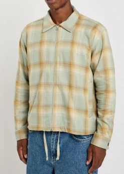 Loft checked cotton overshirt
