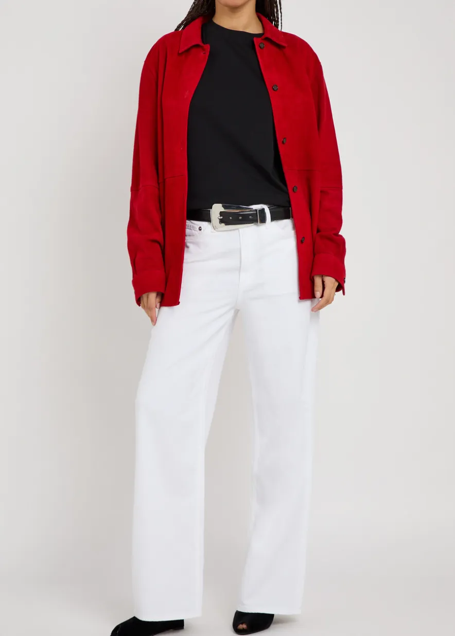 Logan wide-leg denim jeans