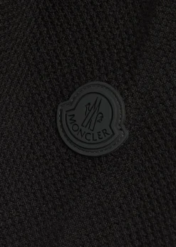 Logo-appliqué cotton-knit jumper