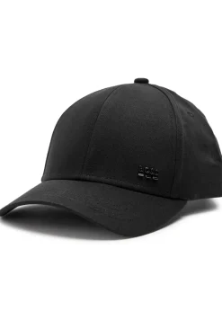 Logo-appliquéd canvas cap