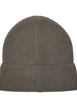 Logo-appliquéd cotton beanie