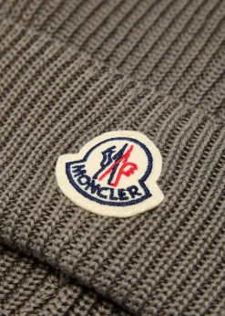 Logo-appliquéd cotton beanie