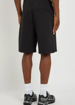Logo-appliquéd cotton-blend shorts