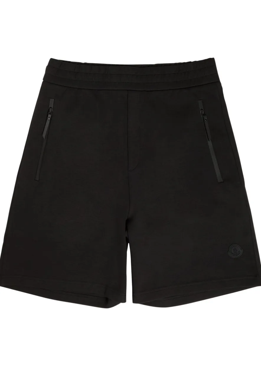 Logo-appliquéd cotton-blend shorts