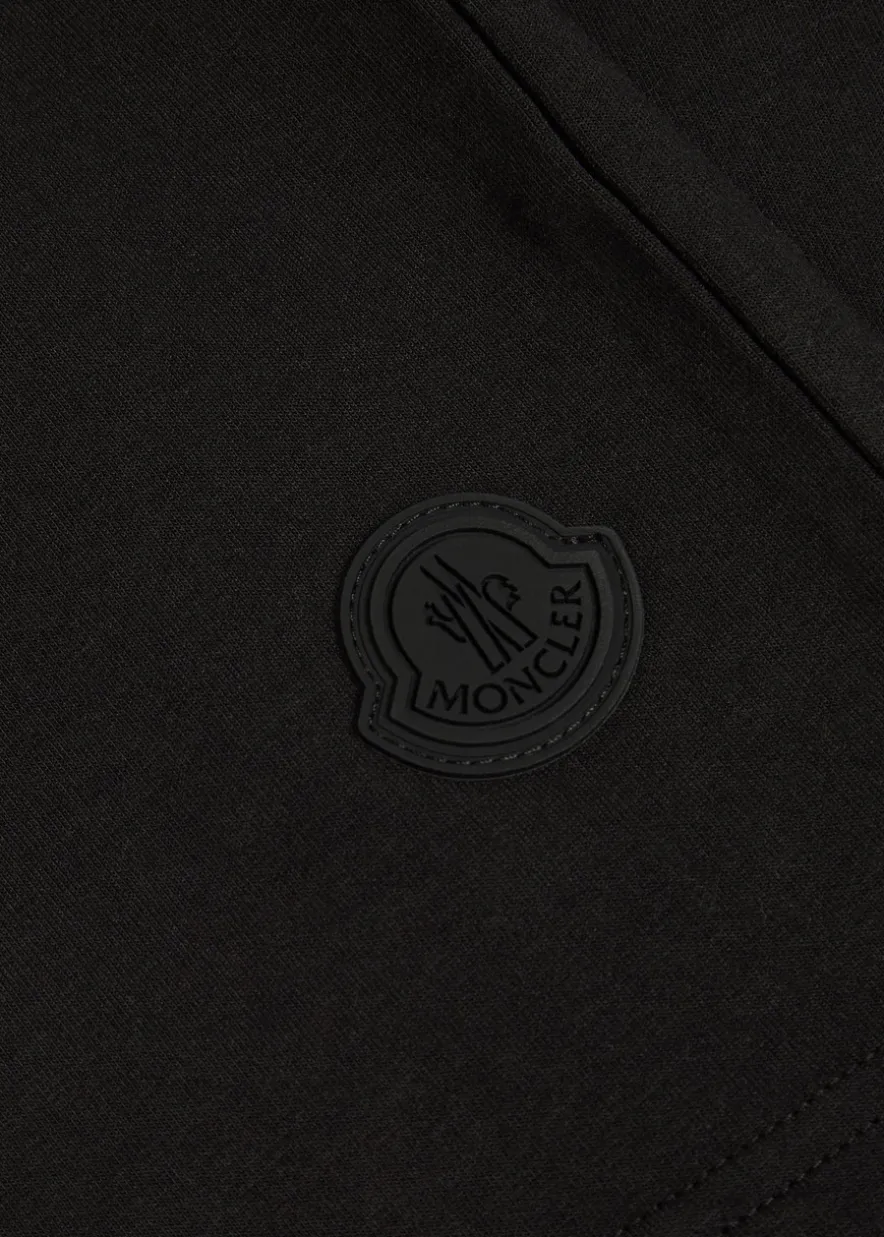 Logo-appliquéd cotton-blend shorts