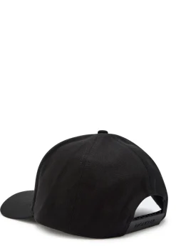 Logo-appliquéd cotton cap