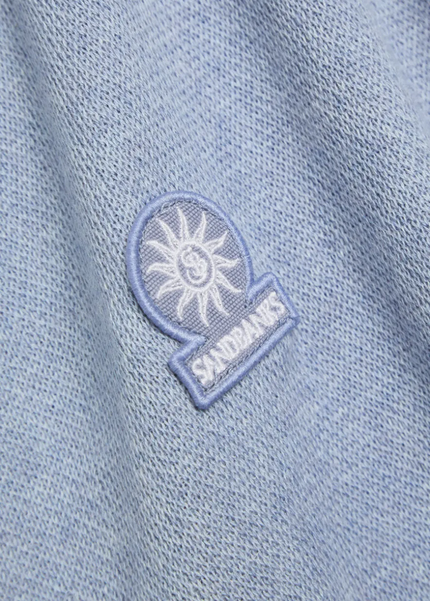 Logo-appliquéd cotton-knit shirt