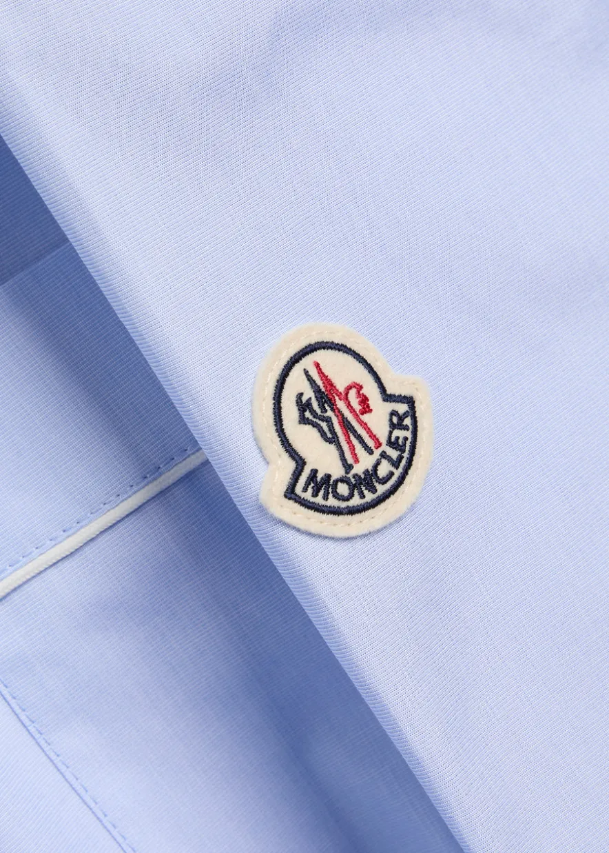Logo-appliquéd cotton shirt
