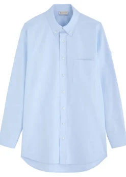 Logo-appliquéd cotton shirt