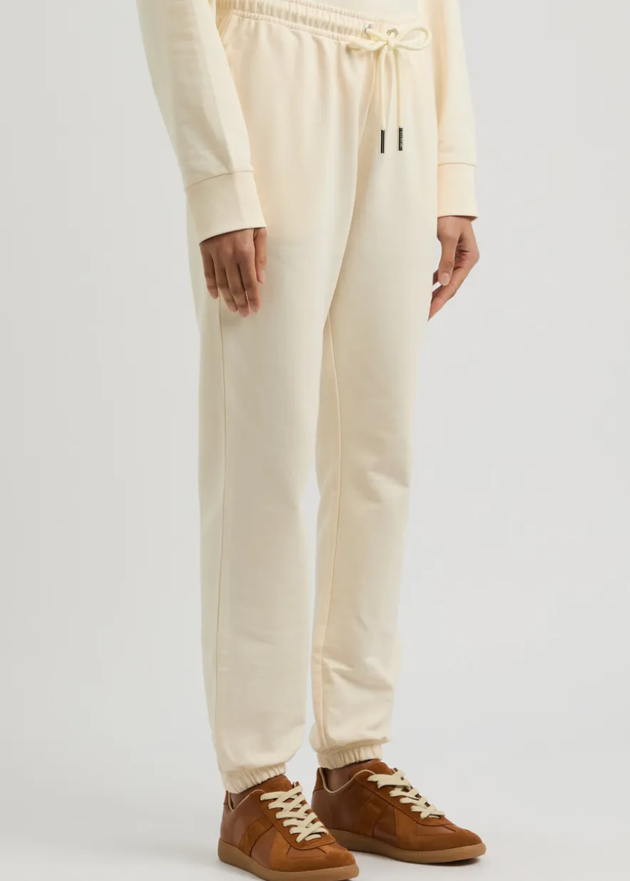 Logo-appliquéd cotton sweatpants