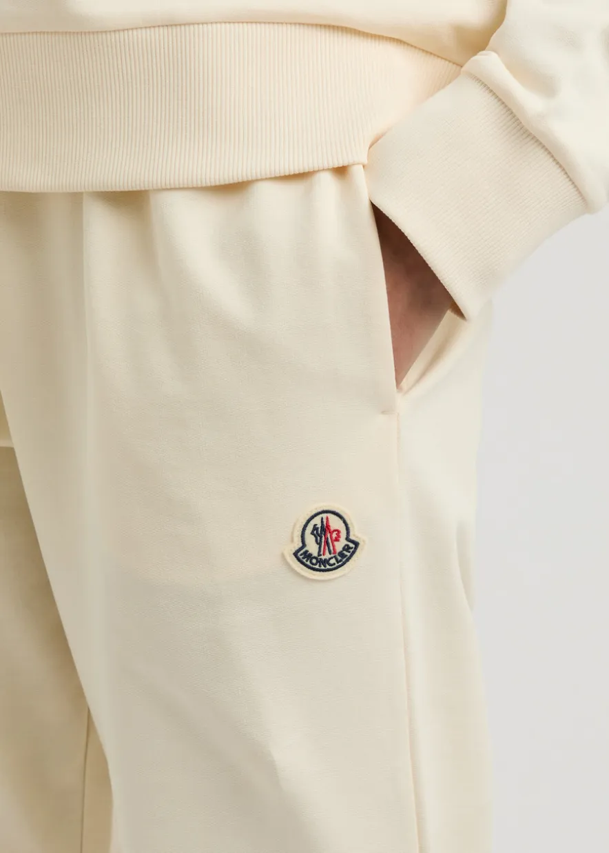 Logo-appliquéd cotton sweatpants