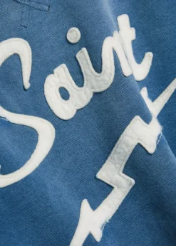 Logo-appliquéd cotton sweatshirt
