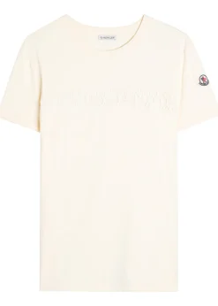Logo-appliquéd cotton T-shirt