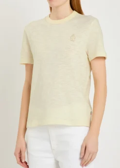 Logo-appliquéd cotton T-shirt