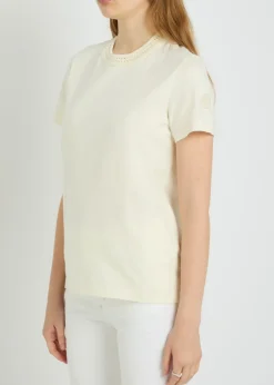 Logo-appliquéd cotton T-shirt
