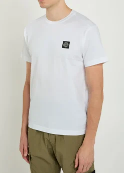 Logo-appliquéd cotton T-shirt