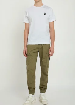 Logo-appliquéd cotton T-shirt