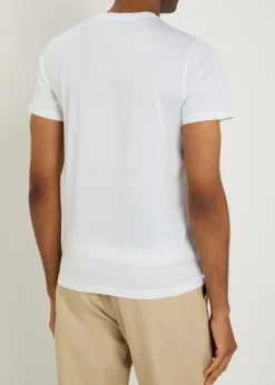 Logo-appliquéd cotton T-shirt